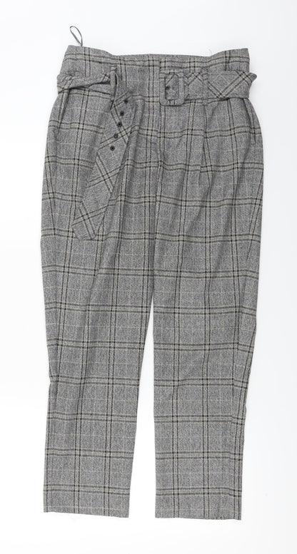Womens UK Size 10 NEXT Regular Fit  Grey Trousers