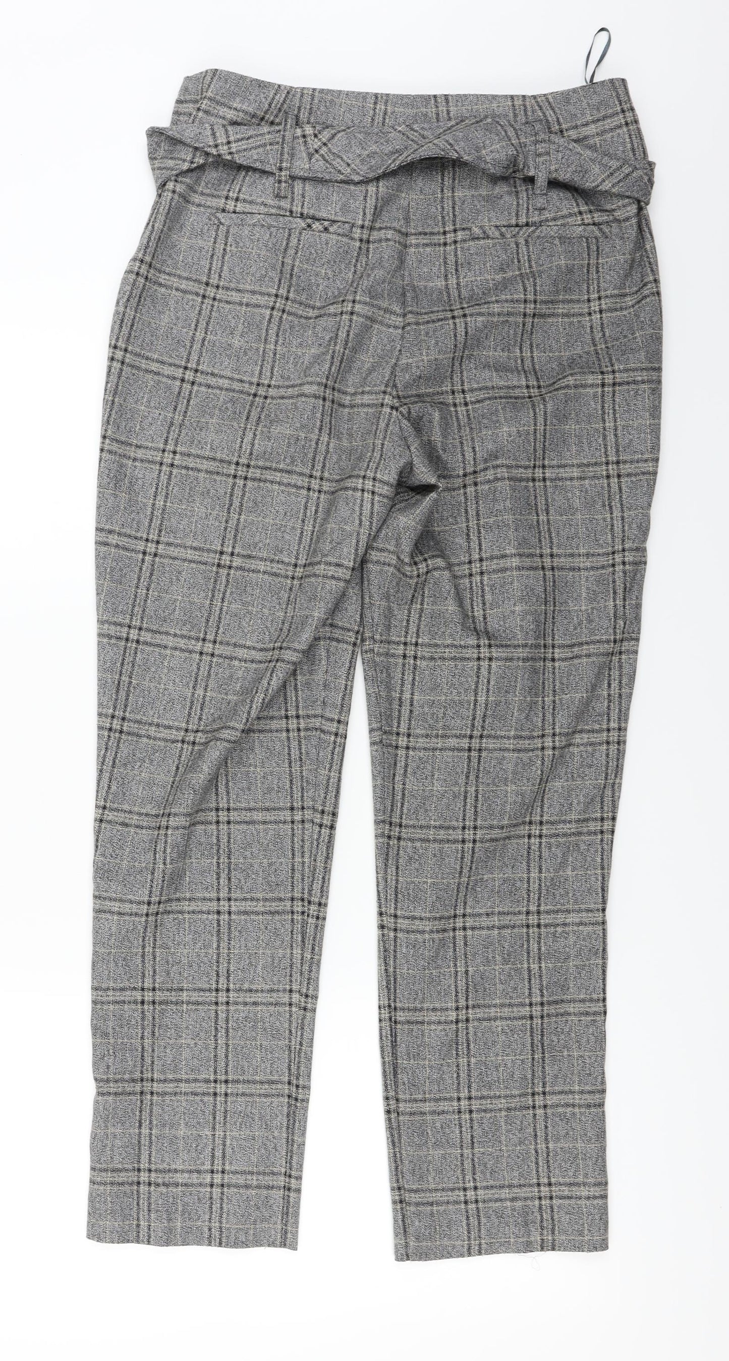 Womens UK Size 10 NEXT Regular Fit  Grey Trousers