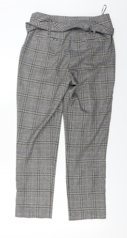 Womens UK Size 10 NEXT Regular Fit  Grey Trousers