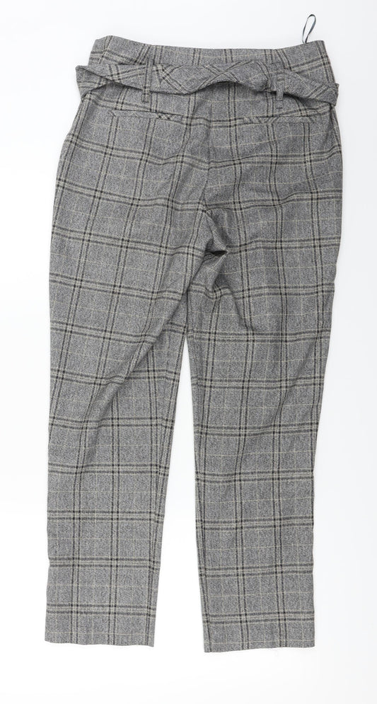 Womens UK Size 10 NEXT Regular Fit  Grey Trousers