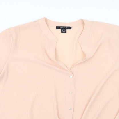 Womens UK Size 18 Atmosphere Pink Basic Button-Up