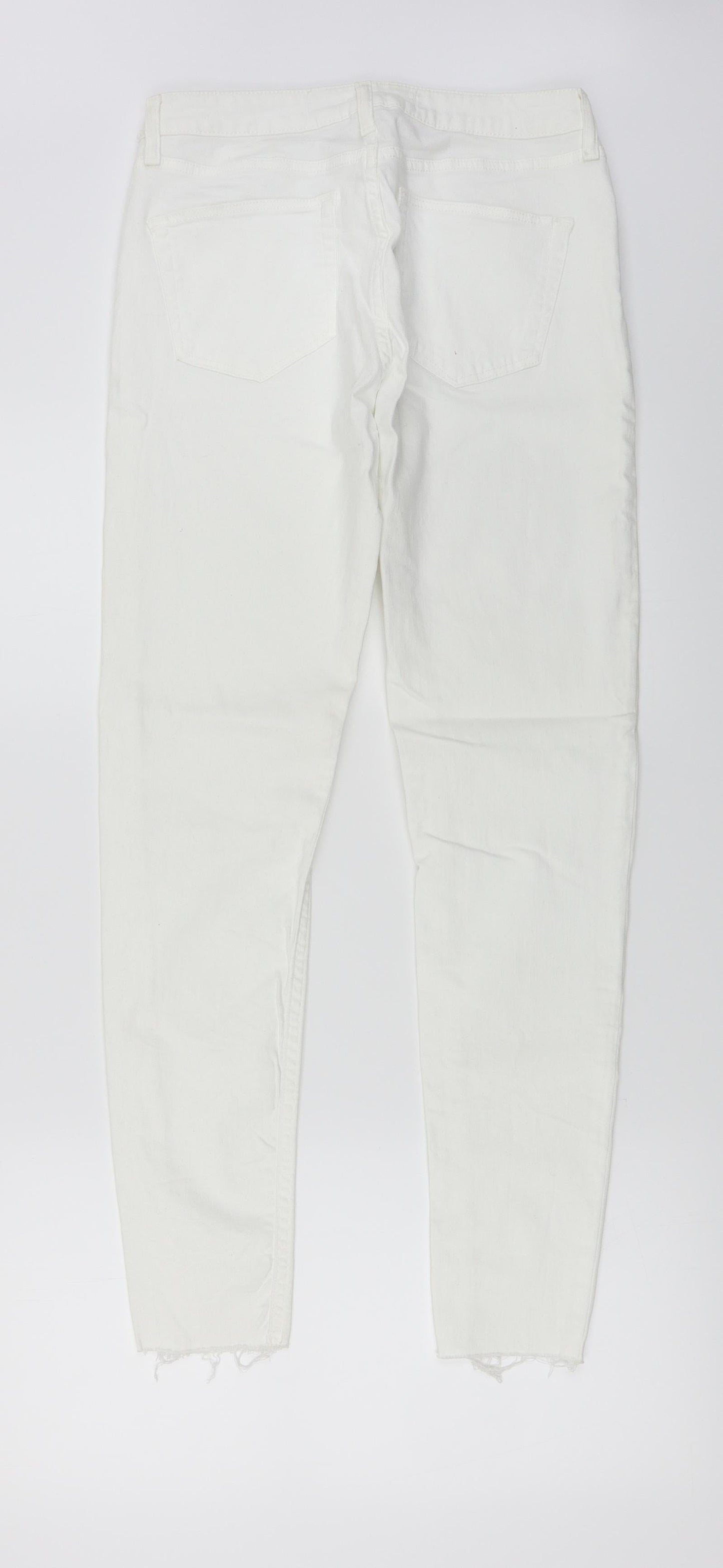 denim co Womens White   Straight Jeans Size 10 L27 in