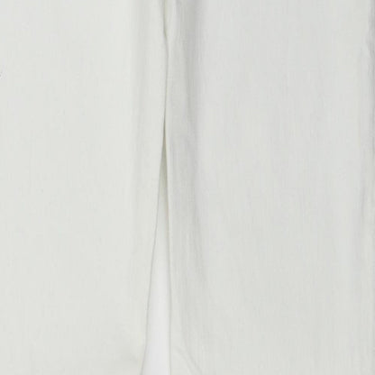 denim co Womens White   Straight Jeans Size 10 L27 in