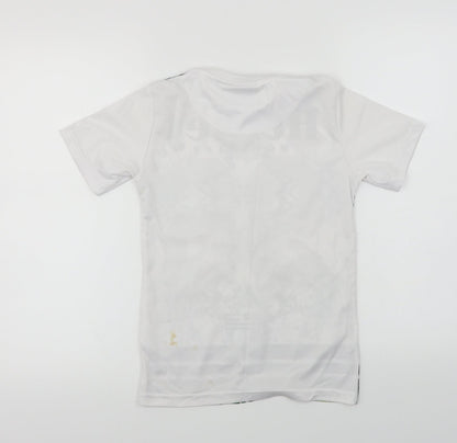 Hersey  Boys White   Basic T-Shirt Size 9-10 Years