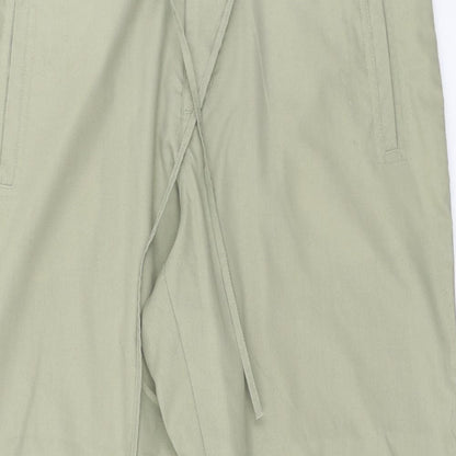 Authentic Womens Green Floral  Trousers  Size 10 L20 in