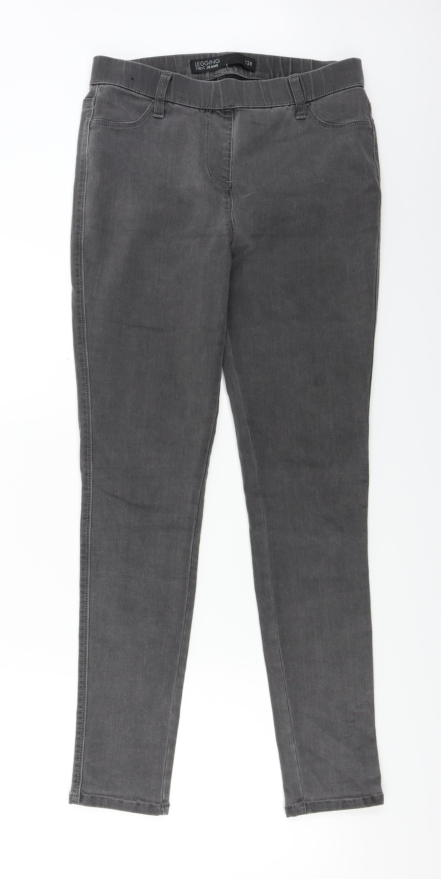 Womens UK Size 12 NEXT Regular Fit  Grey Trousers