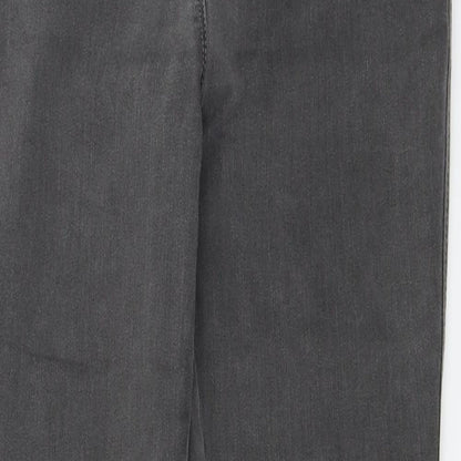 Womens UK Size 12 NEXT Regular Fit  Grey Trousers