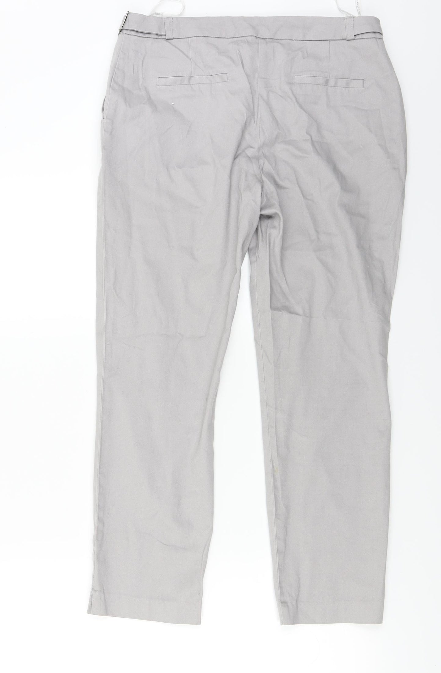 Womens UK Size 10 Dorothy Perkins Regular Fit  Grey Trousers