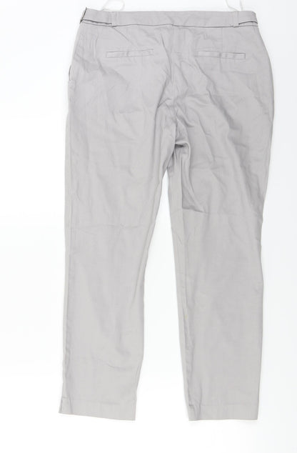 Womens UK Size 10 Dorothy Perkins Regular Fit  Grey Trousers