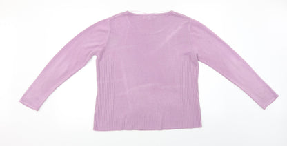Klass Womens Purple   Pullover Jumper Size XL