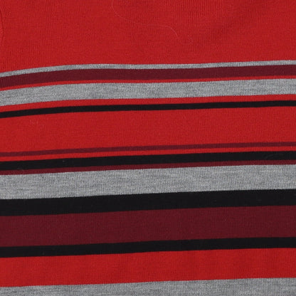 Berkertex Womens Red Striped  Pullover Jumper Size 18