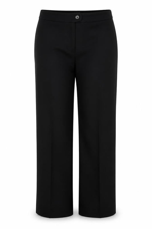 Womens UK Size 12 Warehouse Regular Fit  Black Trousers