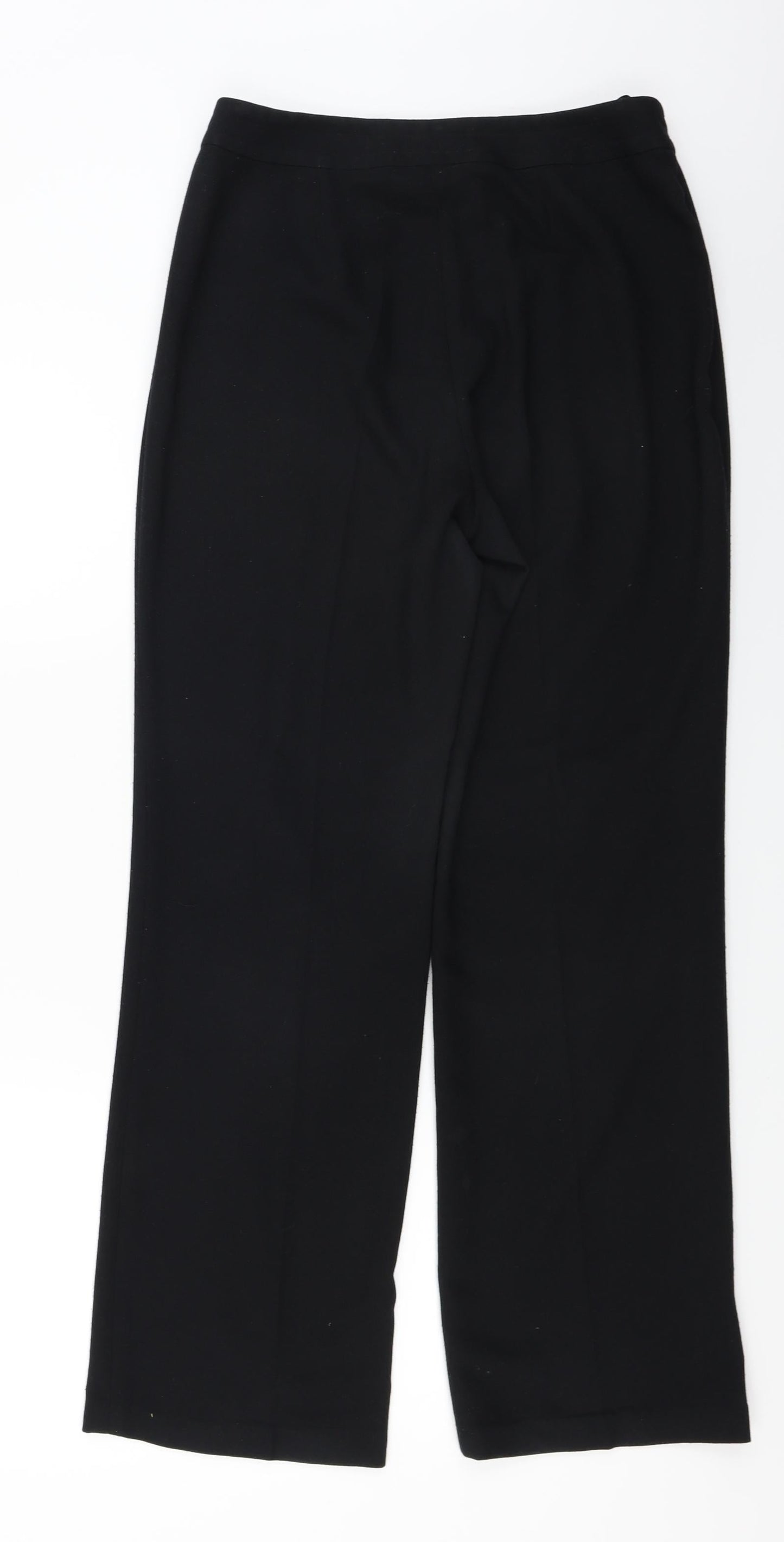 Womens UK Size 12 Warehouse Regular Fit  Black Trousers