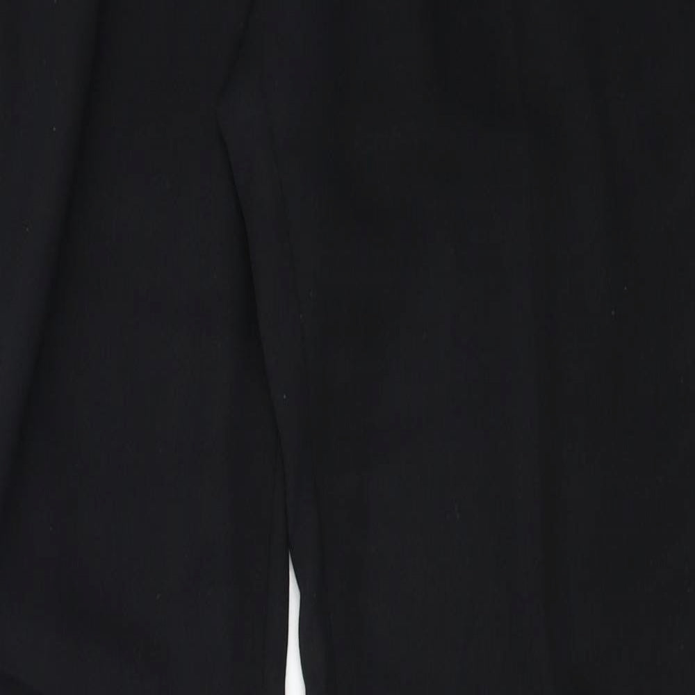 Womens UK Size 12 Warehouse Regular Fit  Black Trousers