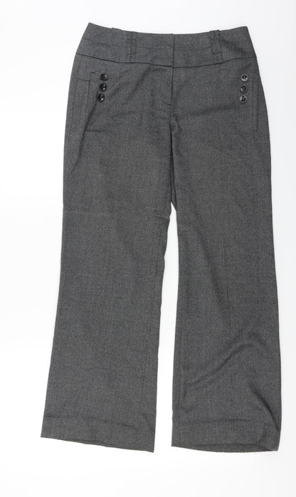 Womens UK Size 8 NEXT Regular Fit  Grey Trousers
