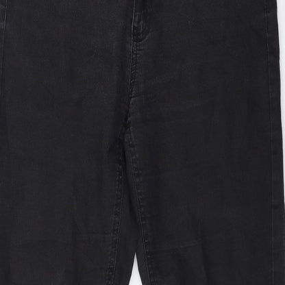 Womens UK Size 8 Charles Vogele Regular Fit Skinny Black Jeans