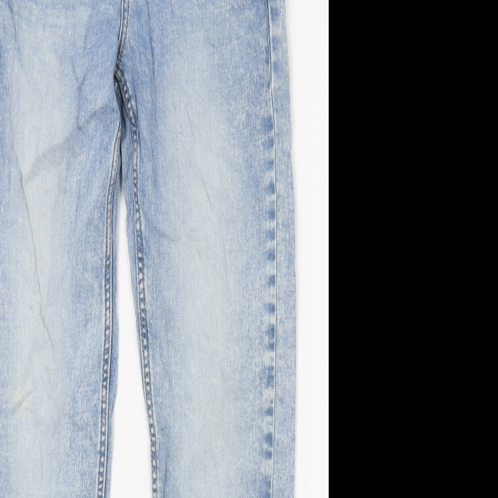 Matalan Womens Blue  Denim Cropped Jeans Size 34 in L25 in