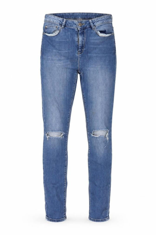 Womens UK Size 28 in ASOS Regular Fit Skinny Blue Jeans