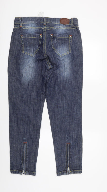 Denim mados Womens Blue  Denim Skinny Jeans Size 12 L27 in