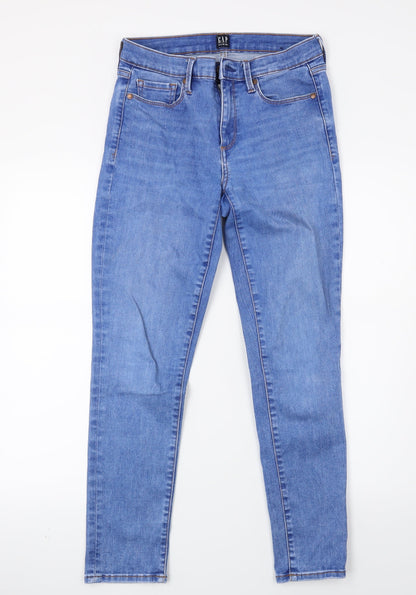 Womens UK Size 28 Gap Regular Fit Skinny Blue Jeans