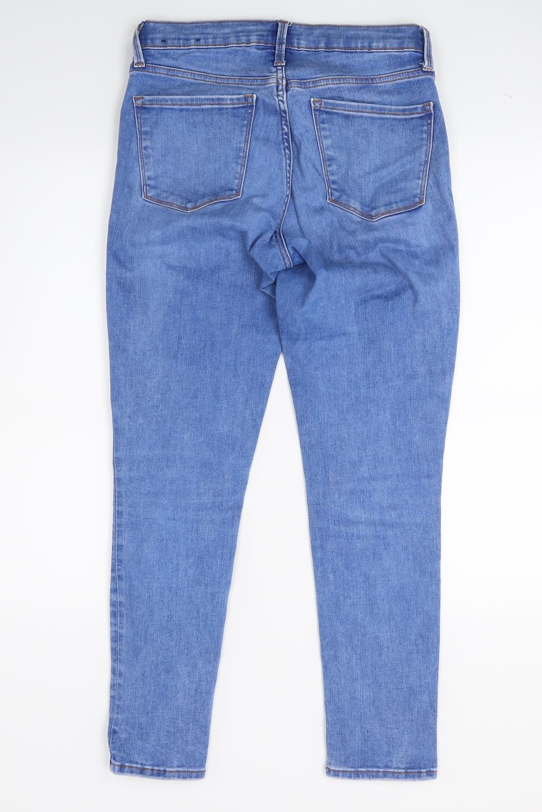 Womens UK Size 28 Gap Regular Fit Skinny Blue Jeans