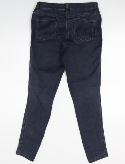 NEXT Womens Blue  Denim Skinny Jeans Size 12 L27 in