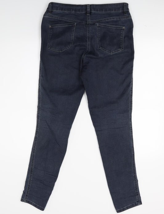 NEXT Womens Blue  Denim Skinny Jeans Size 12 L27 in