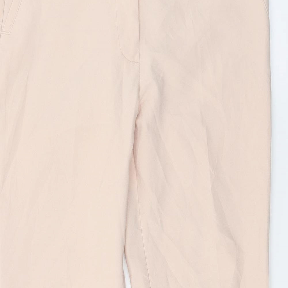 Miss Beyaz Womens Pink   Trousers  Size 10 L26 in