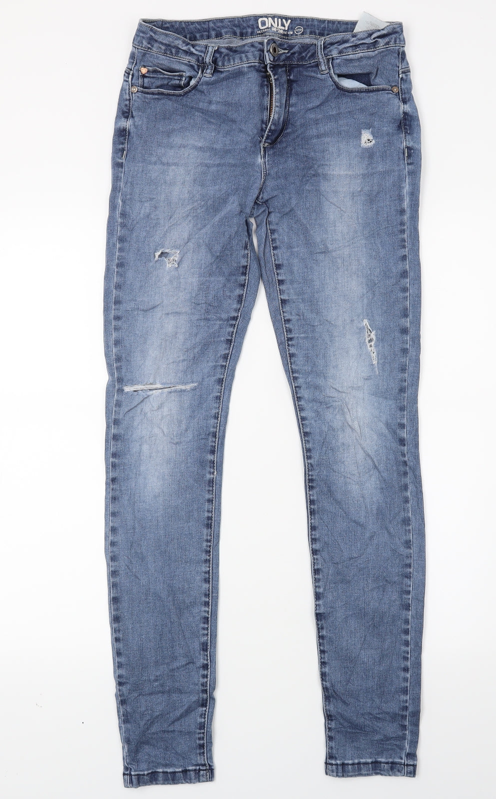 Only Womens Blue  Denim Skinny Jeans Size 26 L27 in