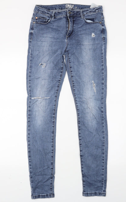 Only Womens Blue  Denim Skinny Jeans Size 26 L27 in