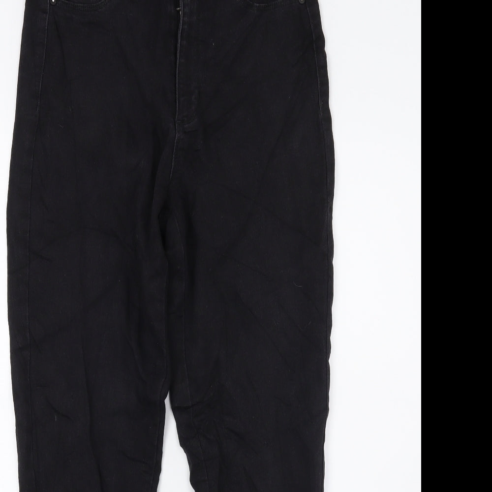 Only Womens Black  Denim Skinny Jeans Size 32 in L25 in