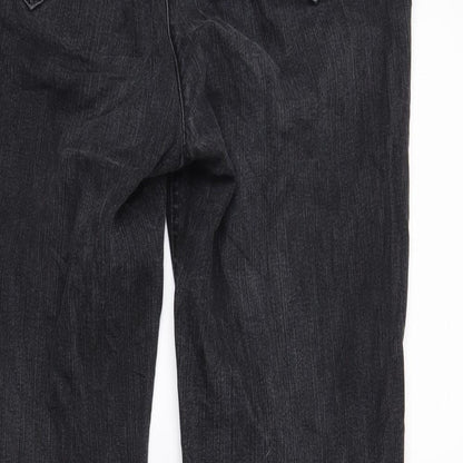 Womens UK Size 14 ZERRES Regular Fit Straight Black Jeans