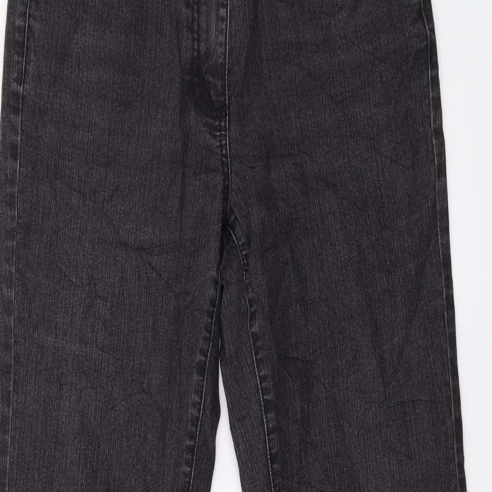 Elsa Womens Black  Denim Skinny Jeans Size 8 L30 in
