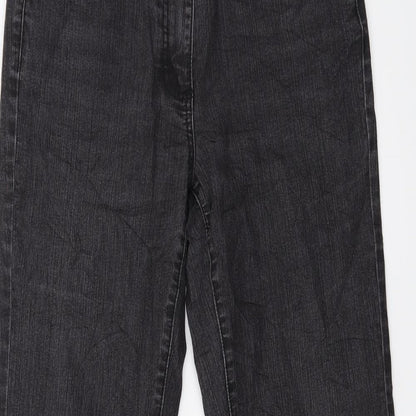 Elsa Womens Black  Denim Skinny Jeans Size 8 L30 in