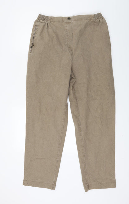 Alica Womens Brown  Denim Jegging Jeans Size 33 in L26 in