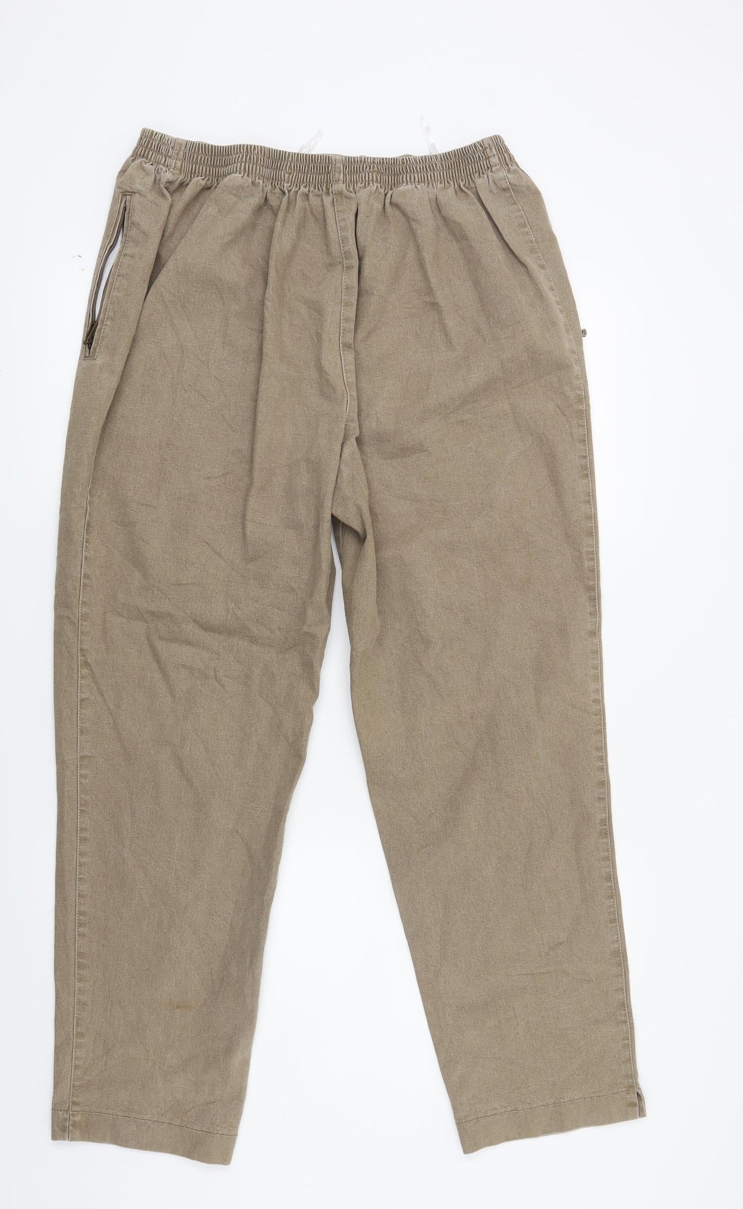 Alica Womens Brown  Denim Jegging Jeans Size 33 in L26 in