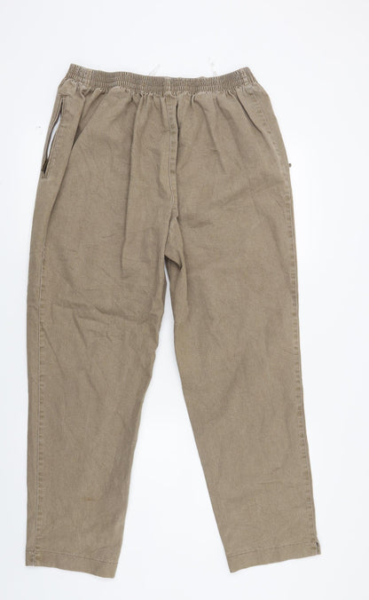 Alica Womens Brown  Denim Jegging Jeans Size 33 in L26 in