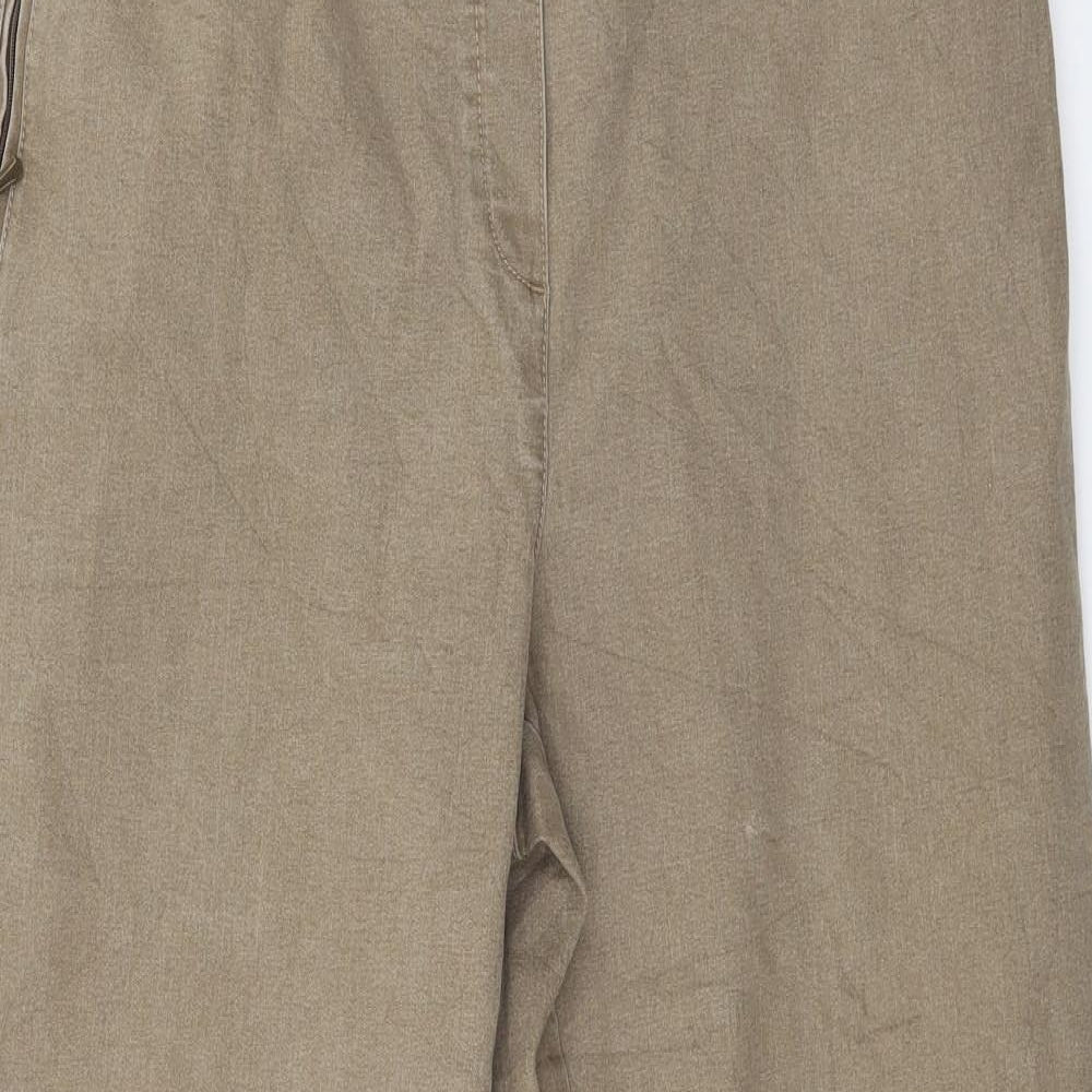 Alica Womens Brown  Denim Jegging Jeans Size 33 in L26 in