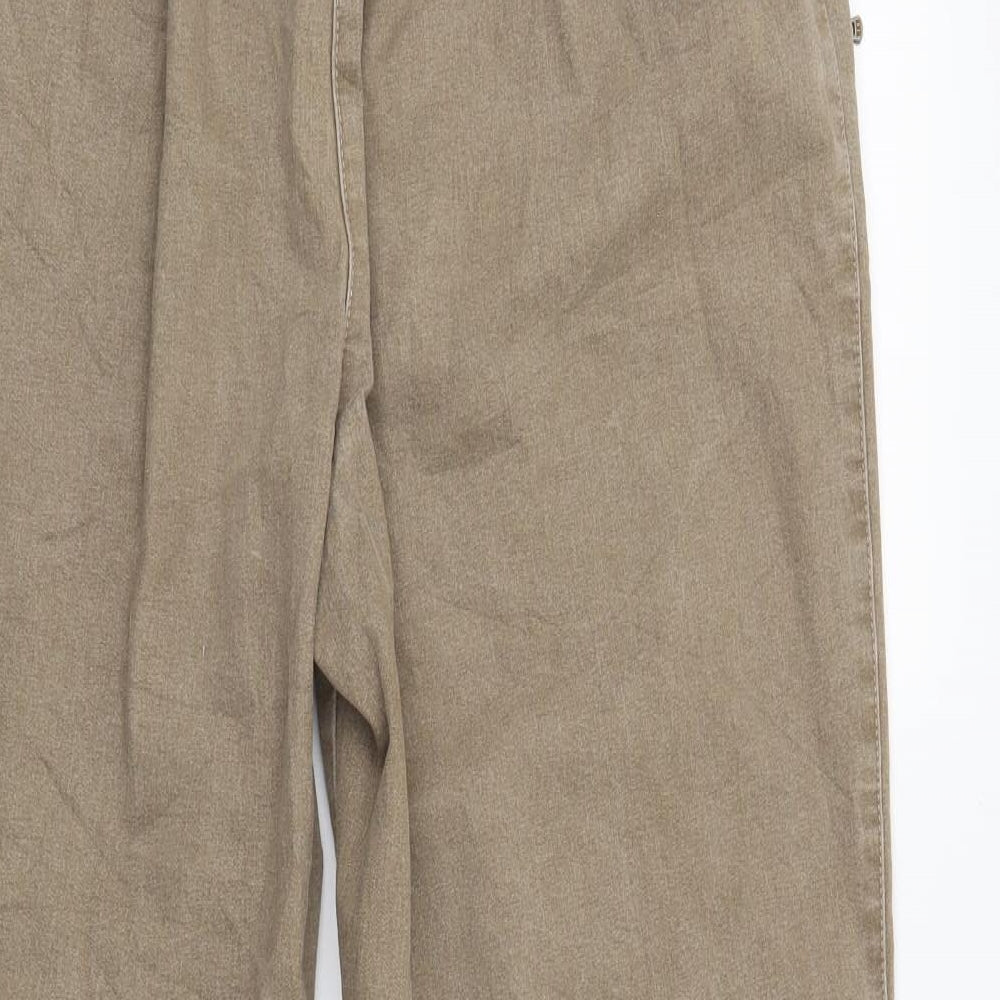 Alica Womens Brown  Denim Jegging Jeans Size 33 in L26 in