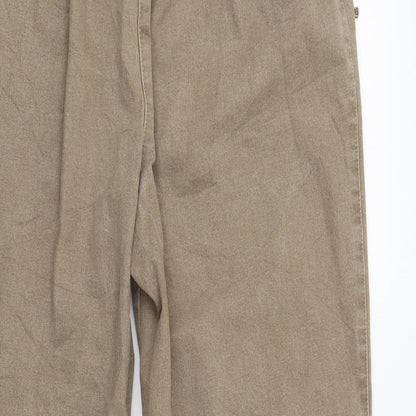 Alica Womens Brown  Denim Jegging Jeans Size 33 in L26 in