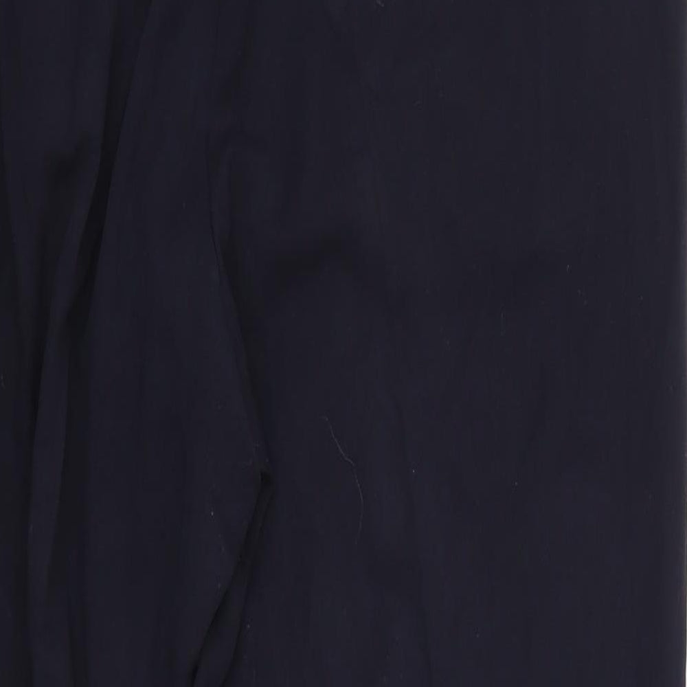 Womens UK Size 14 Marks and Spencer Regular Fit  Blue Trousers