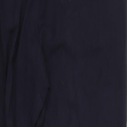 Womens UK Size 14 Marks and Spencer Regular Fit  Blue Trousers
