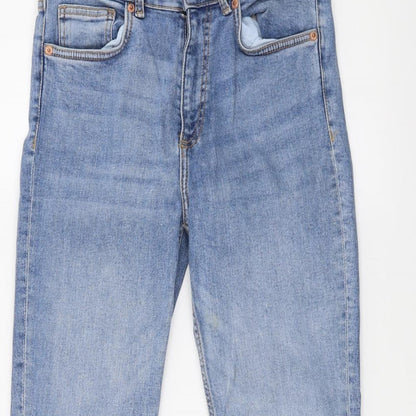 Zara Womens Blue  Denim Bootcut Jeans Size 12 L24 in