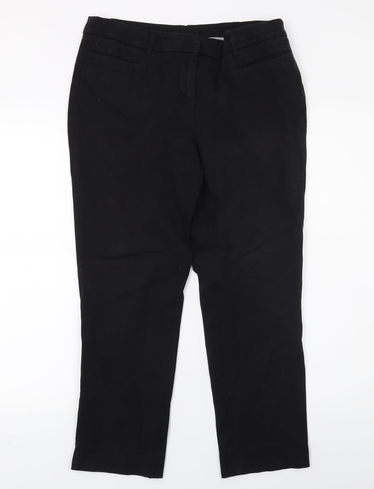 Dalia Womens Black   Capri Trousers Size 14 L22 in