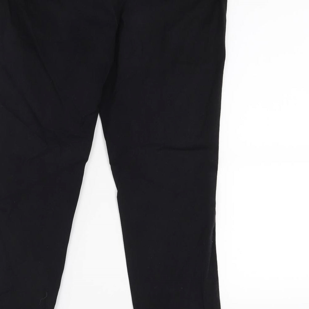Dalia Womens Black   Capri Trousers Size 14 L22 in