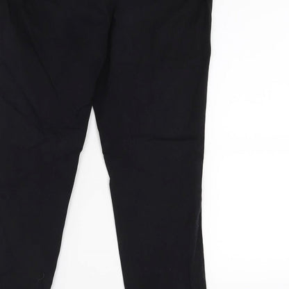 Dalia Womens Black   Capri Trousers Size 14 L22 in