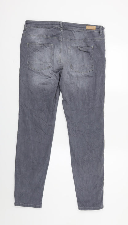 Esprit Womens Grey  Denim Skinny Jeans Size 34 in L30 in