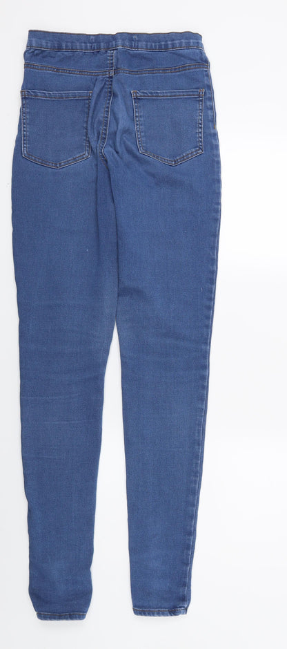 Primark Womens Blue  Denim Skinny Jeans Size 10 L31 in