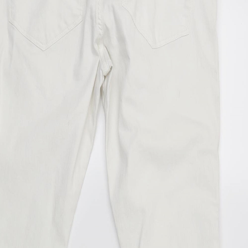 Newlook Womens White  Denim Skinny Jeans Size 32 in L27 in