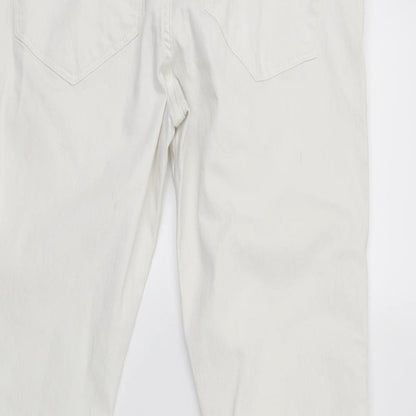 Newlook Womens White  Denim Skinny Jeans Size 32 in L27 in